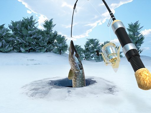Ice fishing gambling game in Canada